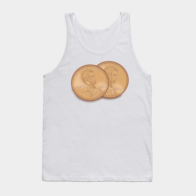 My Two Cents Tank Top by MoreThanADrop